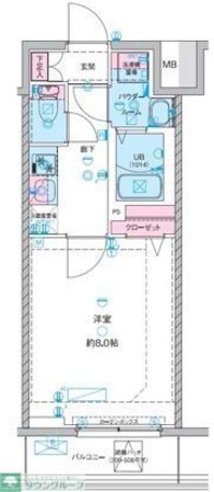 GENOVIA青砥IIの物件間取画像